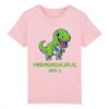 T-shirt Bio Enfant Mignonsaurus Rex vert
