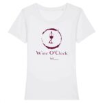 T-shirt Bio Femme Wine O`Clock