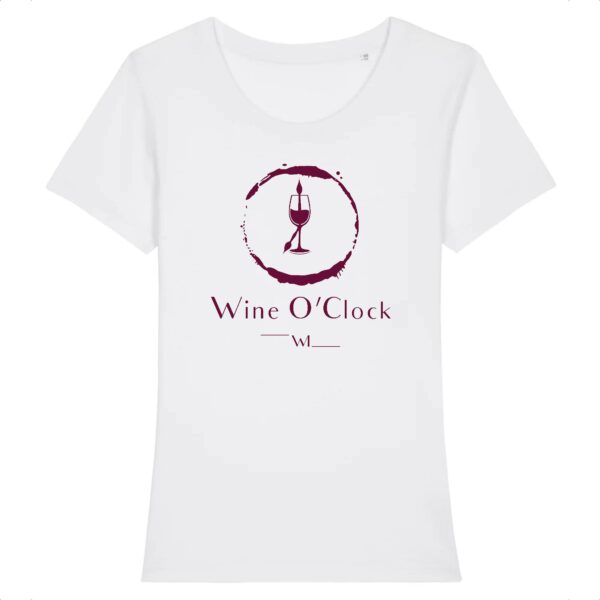 T-shirt Bio Femme Wine O`Clock