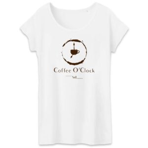 T-shirt Bio Femme Coffee O`Clock
