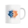 Mug Wesh Michel Splash Bleu et Orange
