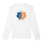 Sweat Bio Wesh Michel Splash Bleu et Orange