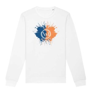Sweat Bio Wesh Michel Splash Bleu et Orange