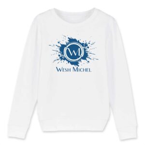 Sweat Enfant Bio Wesh Michel Splash Bleu