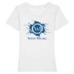 T-shirt Femme Bio Wesh Michel Splash Bleu