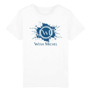 T-shirt Enfants Bio Wesh Michel Splash Bleu