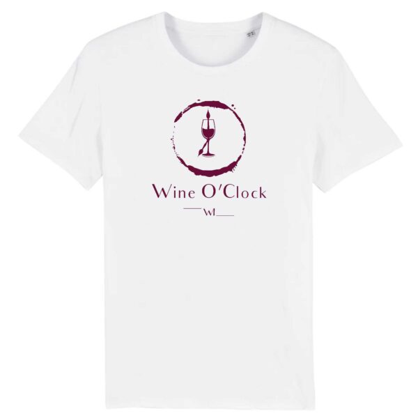 T-shirt bio Homme Wine O'Clock
