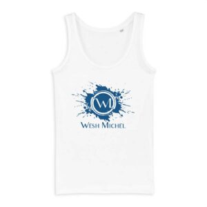 Débardeur Femme Bio Wesh Michel Splash Bleu