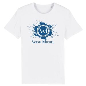 T-shirt Homme Bio Wesh Michel Splash Bleu