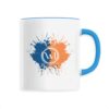 Mug Wesh Michel Splash Bleu et Orange