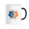 Mug Wesh Michel Splash Bleu et Orange