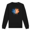 Sweat Bio Wesh Michel Splash Bleu et Orange