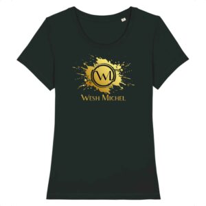 T-shirt femme bio Wesh Michel Splash Or