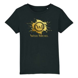 T-shirt enfant bio Wesh Michel Splash Or