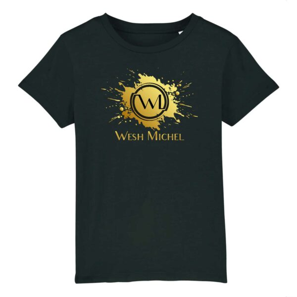 T-shirt enfant bio Wesh Michel Splash Or