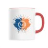 Mug Wesh Michel Splash Bleu et Orange