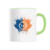 Mug Wesh Michel Splash Bleu et Orange