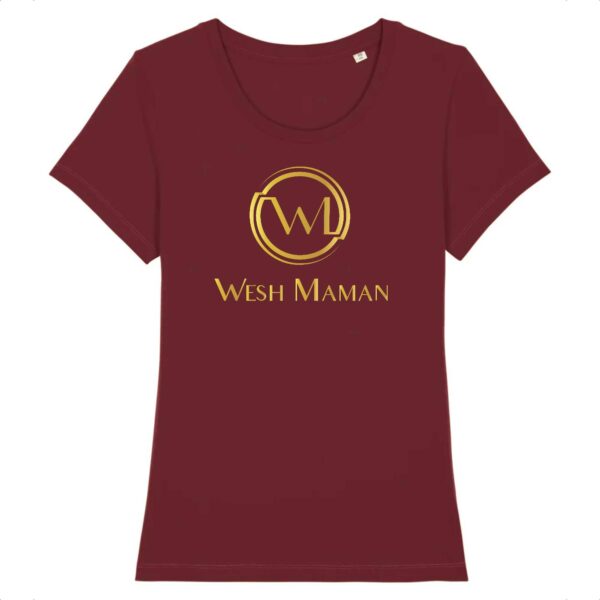 Tshirt Femme Bio Wesh Maman Or