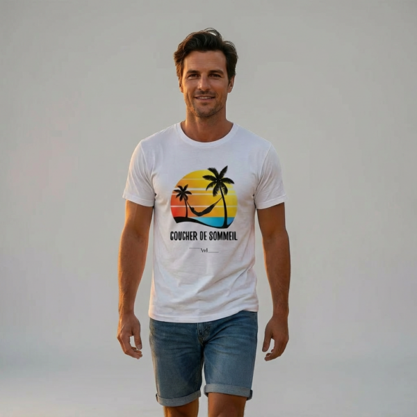 T-shirt Homme Coucher de Sommeil WM