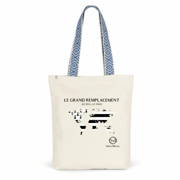 Tote bag ethnique Grand Remplacement Bzh