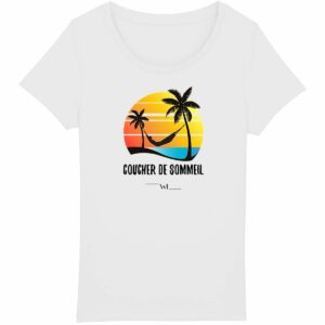 T-shirt Femme Coucher de Sommeil WM