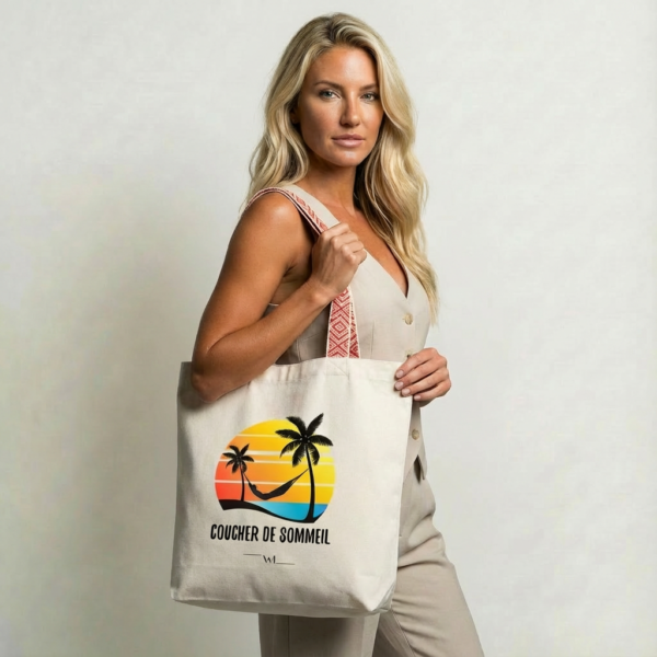 Tote bag ethnique Coucher de Sommeil WM