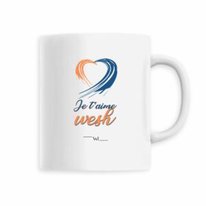 Mug coeur wesh